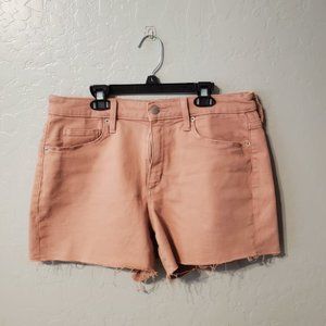 Universal Thread 12/31 Women's Pink Denim Cutoff Shorts 3in Inseam